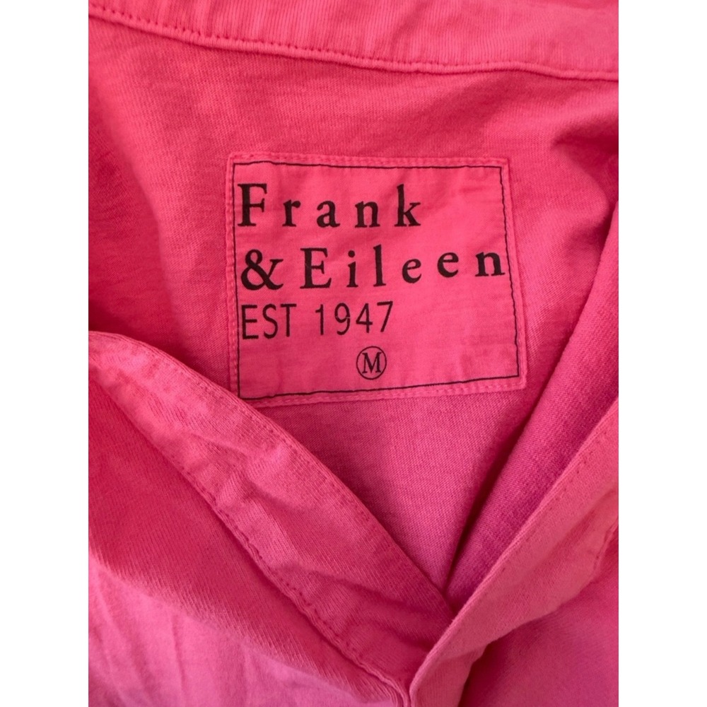 Frank & Eileen Patrick Magenta Heritage Jersey Funnel Neck Pullover Top Medium - Picture 4 of 4
